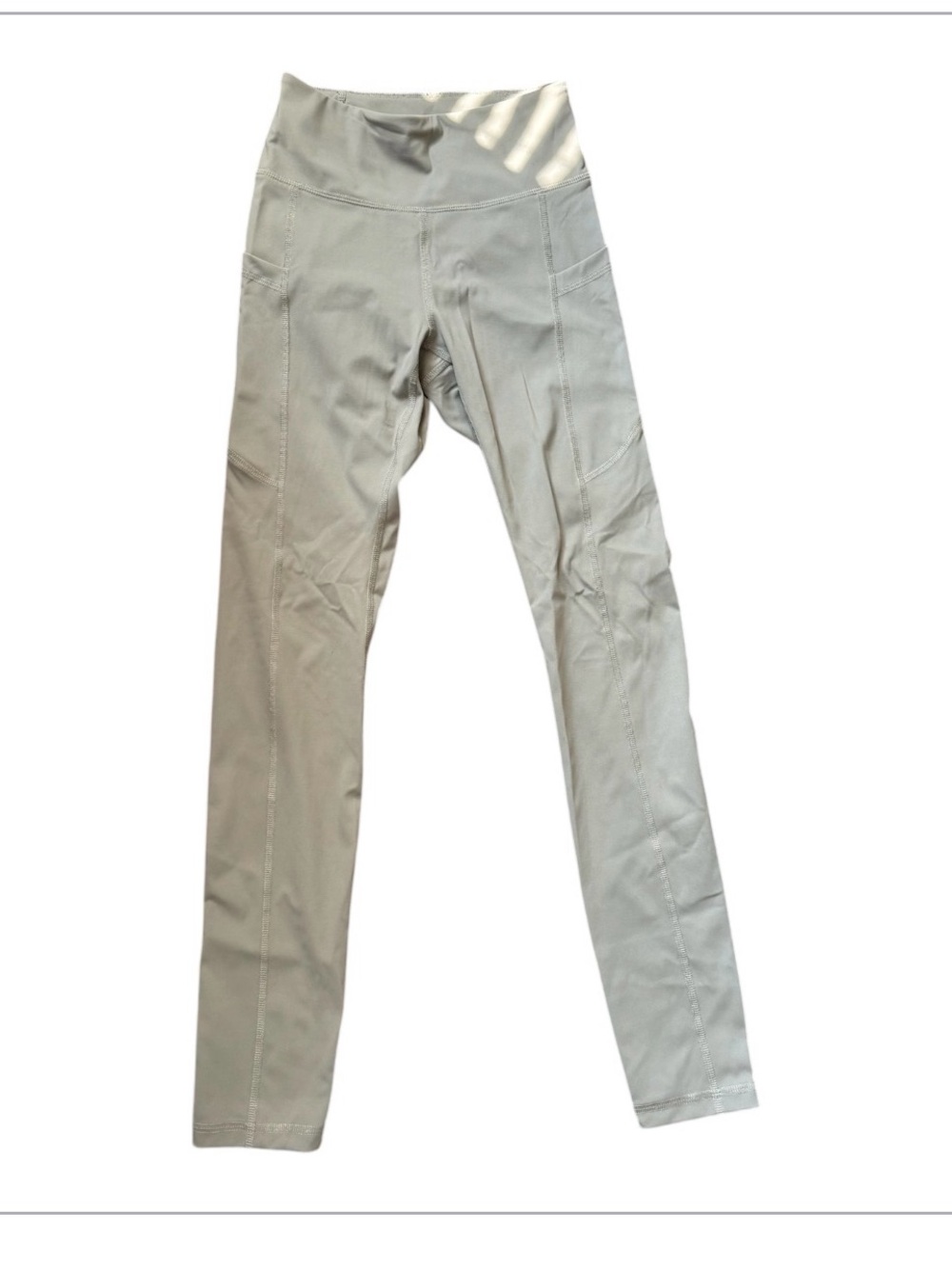 Gilly Hicks GO XS light green leggings w/ side pockets